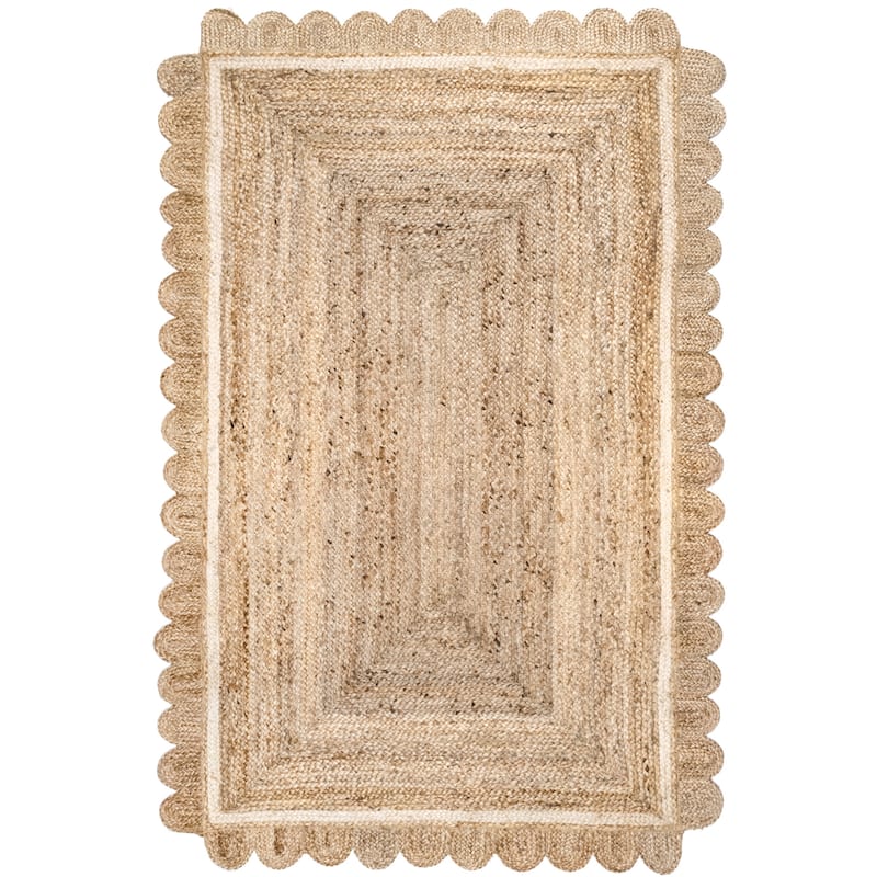 Nuloom Tera Petals Braided Jute Area Rug