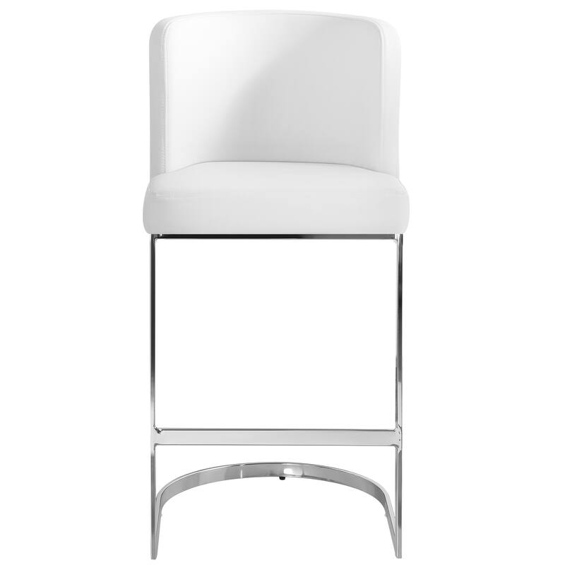 26" Upholstered Bar Stools, Counter Height Stools - 18.11"W x 19.69"D x 37.4"H