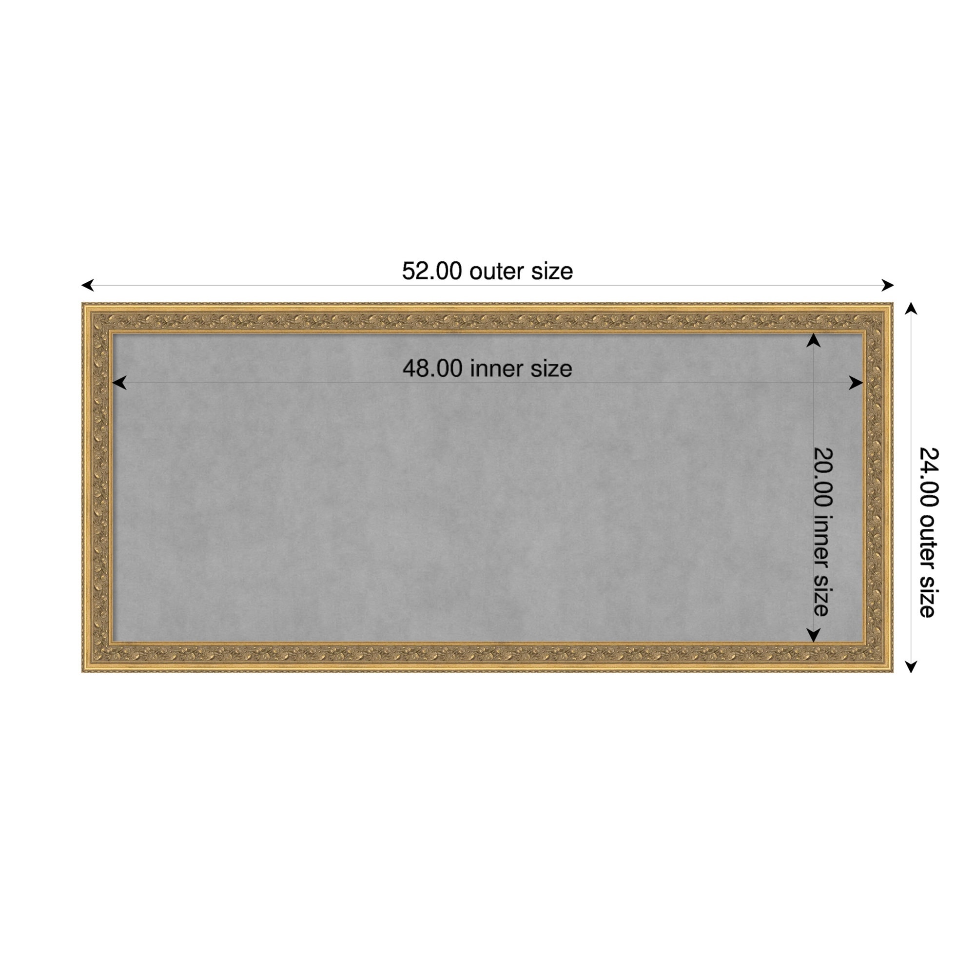 Amanti Art Carter Dark Gold Framed