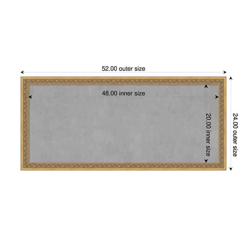 Amanti Art Carter Dark Gold Framed - 52 x 24 in