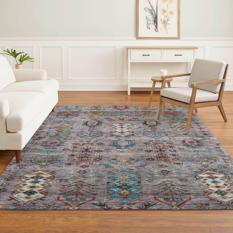 Premium Washable Super Soft Traditional Karachi Mayfield Rug