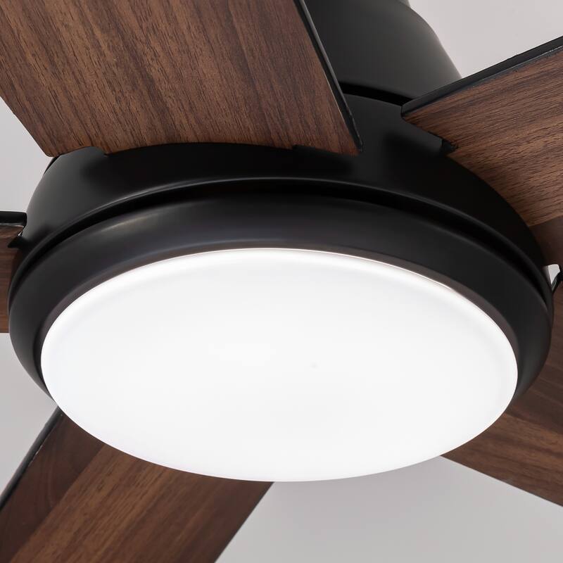 42 Inch Farmhouse Waterproof Dimmable Ceiling Fans with Lights and Remote - 42''