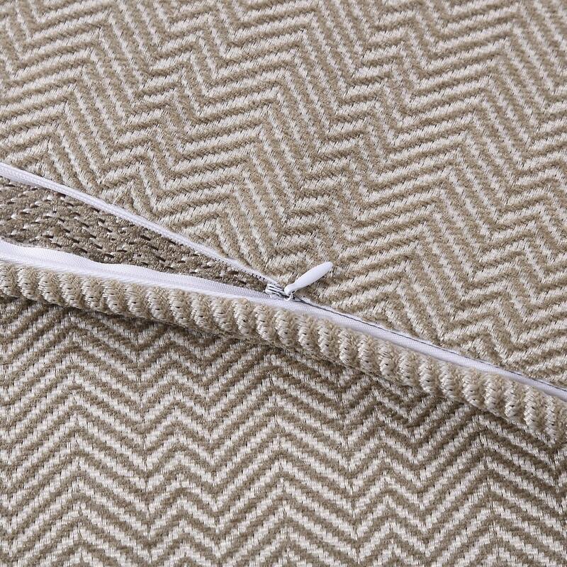HiEnd Accents Timeless Classic Chenille Herringbone 3 Piece Comforter Set
