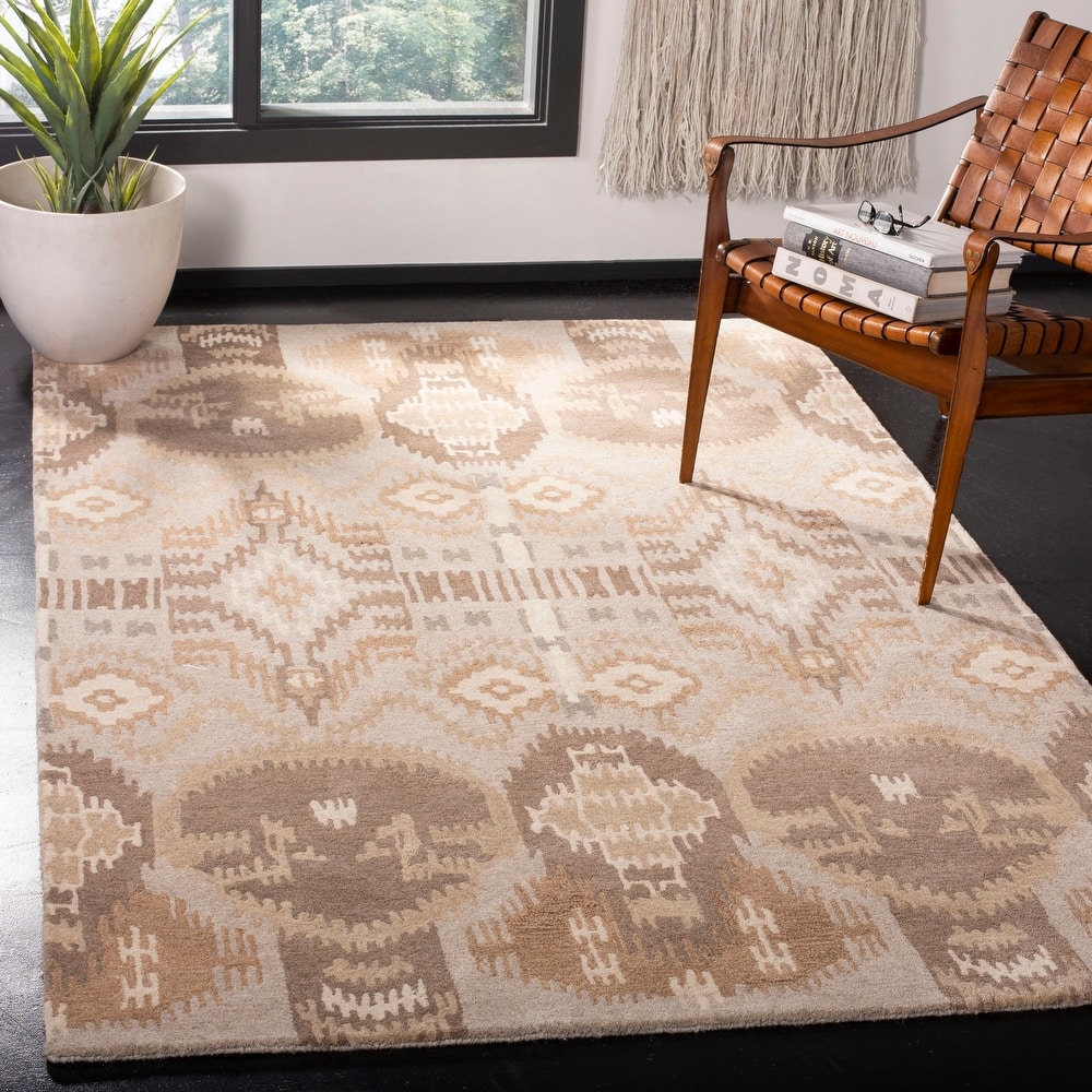 SAFAVIEH Handmade Wyndham Kimberli Modern Wool Rug