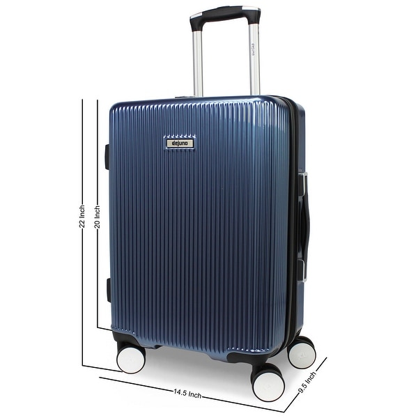 World Traveler Dejuno 20-Inch Carry-On Lightweight Spinner Luggage