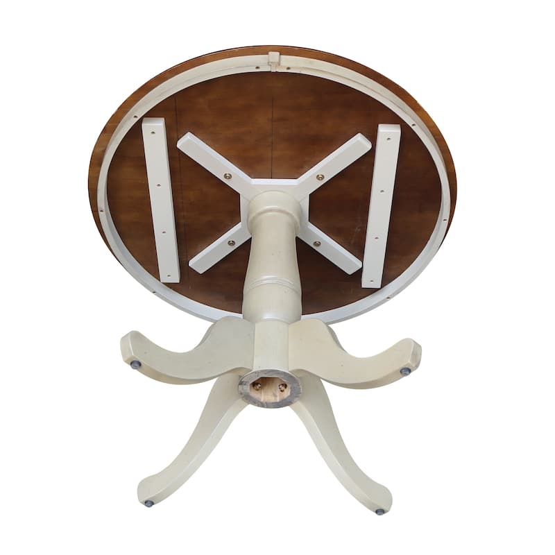 Copper Grove Karl 36-inch Round Top Pedestal Table - 29.1"H
