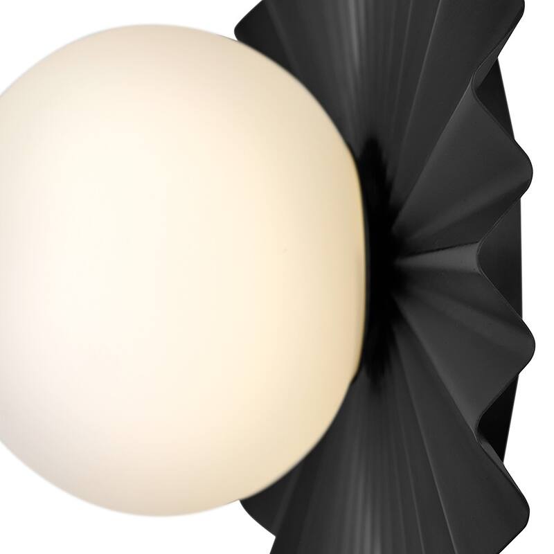 Lark 84393 Stevie 14" Wide Semi-Flush Globe Ceiling Fixture