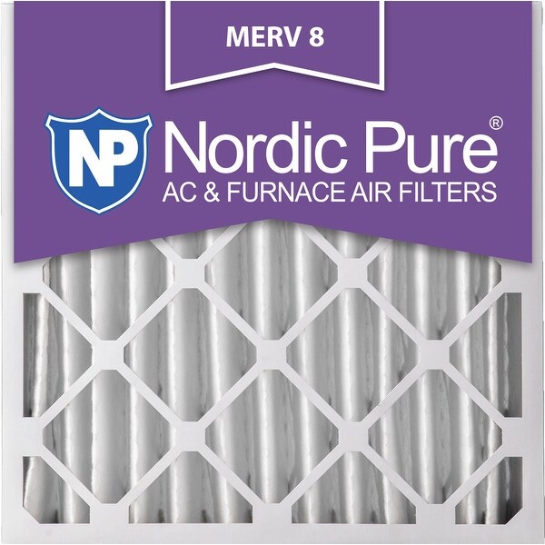 Nordic pure pleated merv ac furnace air filters shop qty