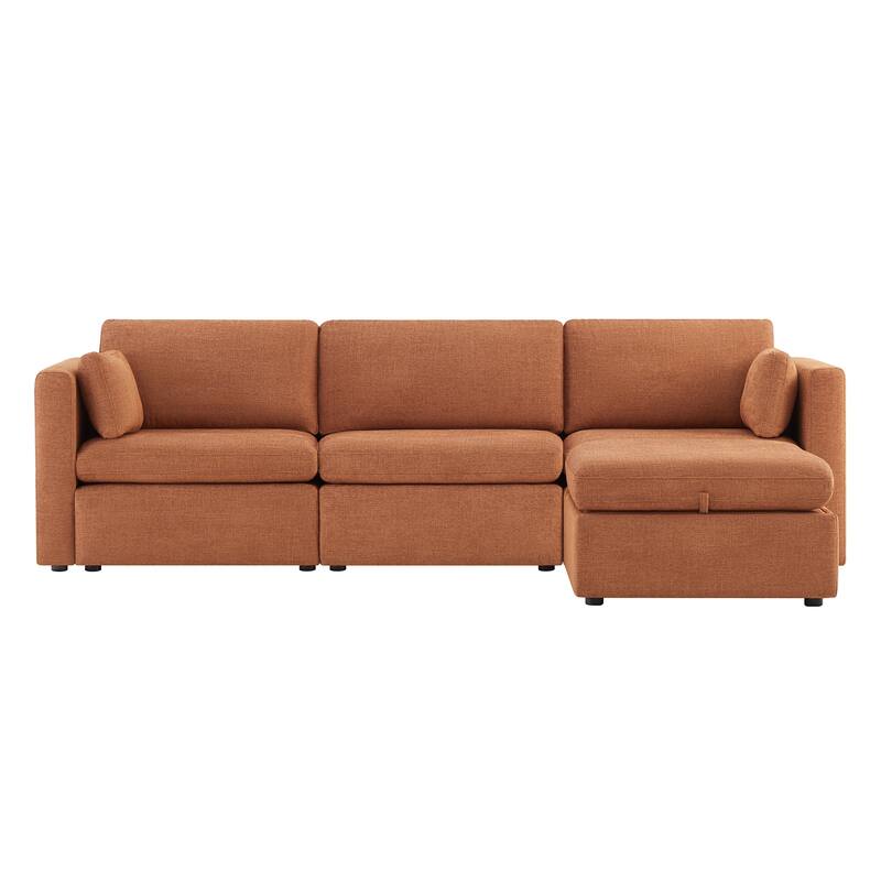 Celia Oversized Modular Sectional Fabric Sofa Set