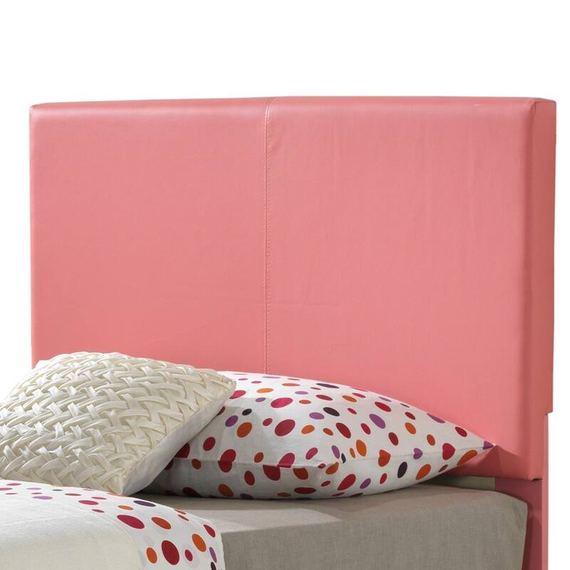 Casual Twin Bed in Pink with Quick Assembly