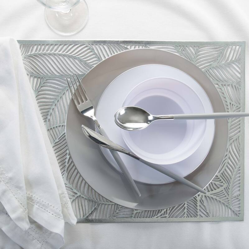 Home Details 4 Pack Pear Leaf Laser Cut Placemat