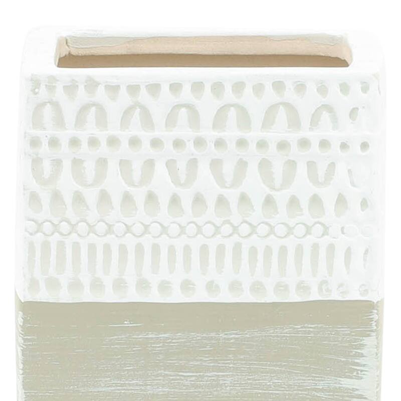 Sagebrook Home Ceramic Pen Holder