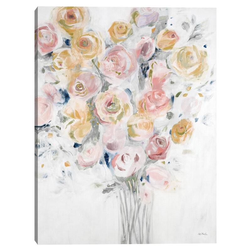 Blush Bouquet II by Jill Martin Canvas Art Print