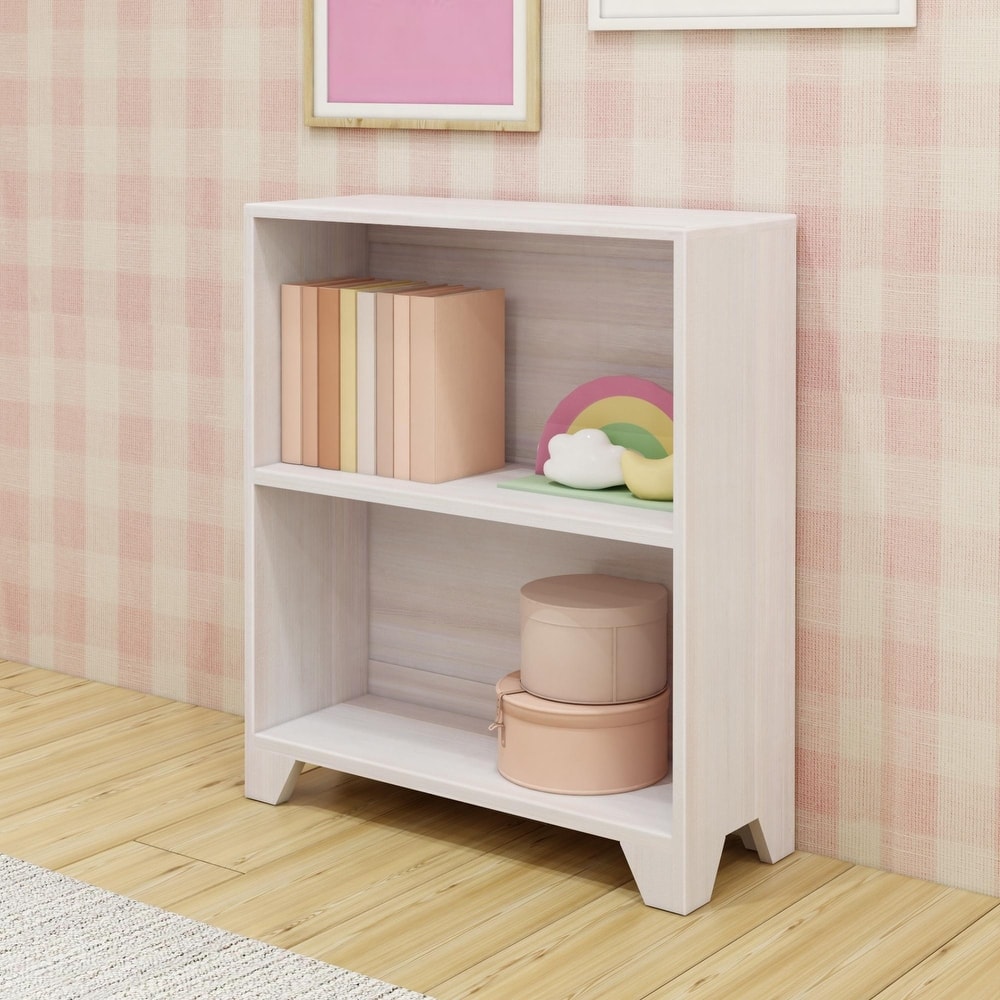 Max and Lily Farmhouse 2-Shelf Bookcase