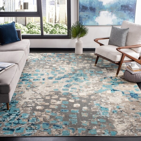 Safavieh Madison Gudlin Modern Abstract Watercolor Rug. Opens flyout.
