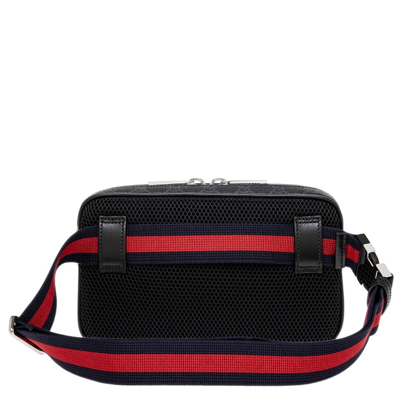 Gucci Men's GG Supreme Belt Bag - Black