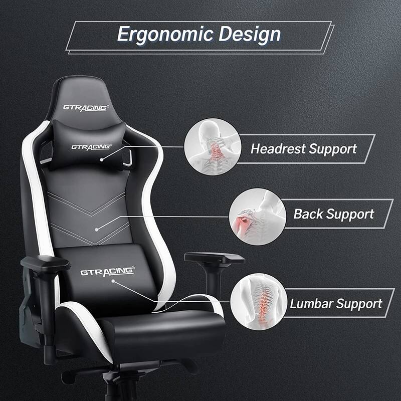 Lucklife Gaming Chair Game Chair Heavy Duty Computer Desk Chair with 4D