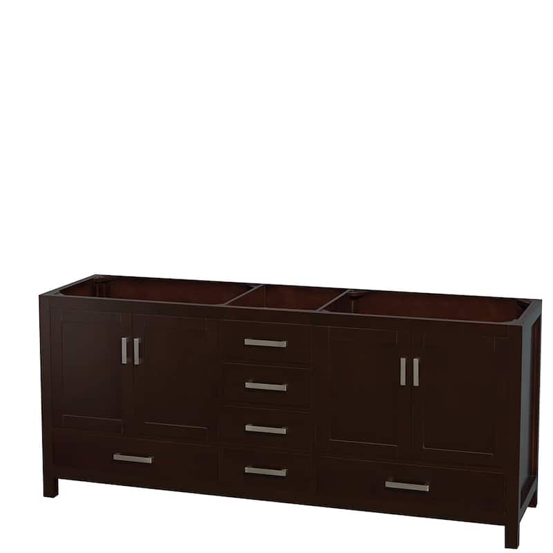 Wyndham Collection WCS141480DUNOMED Sheffield 80" Free Standing Double