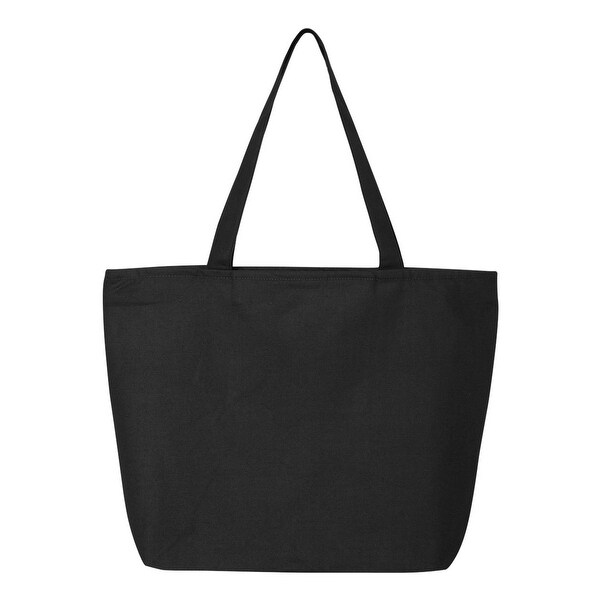 zipper tote bag canvas