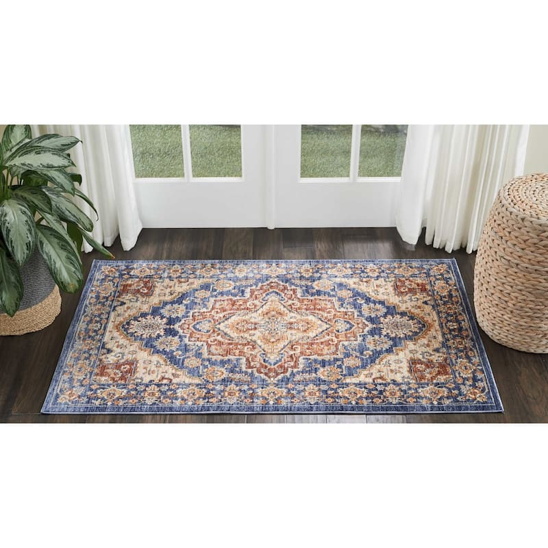 Nourison Reseda Persian Medallion Area Rug