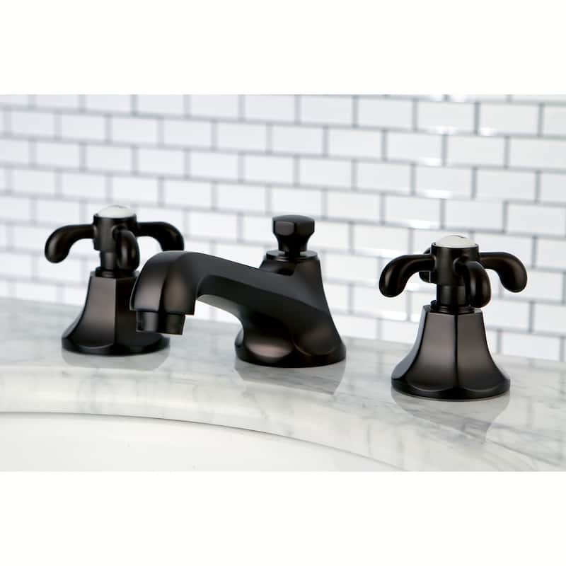 Kingston Brass French Country 8 in. Widespread Bathroom Faucet - Oil Rubbed Bronze