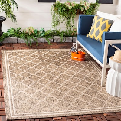 SAFAVIEH Courtyard Kailani Indoor/ Outdoor Waterproof Patio Backyard Rug