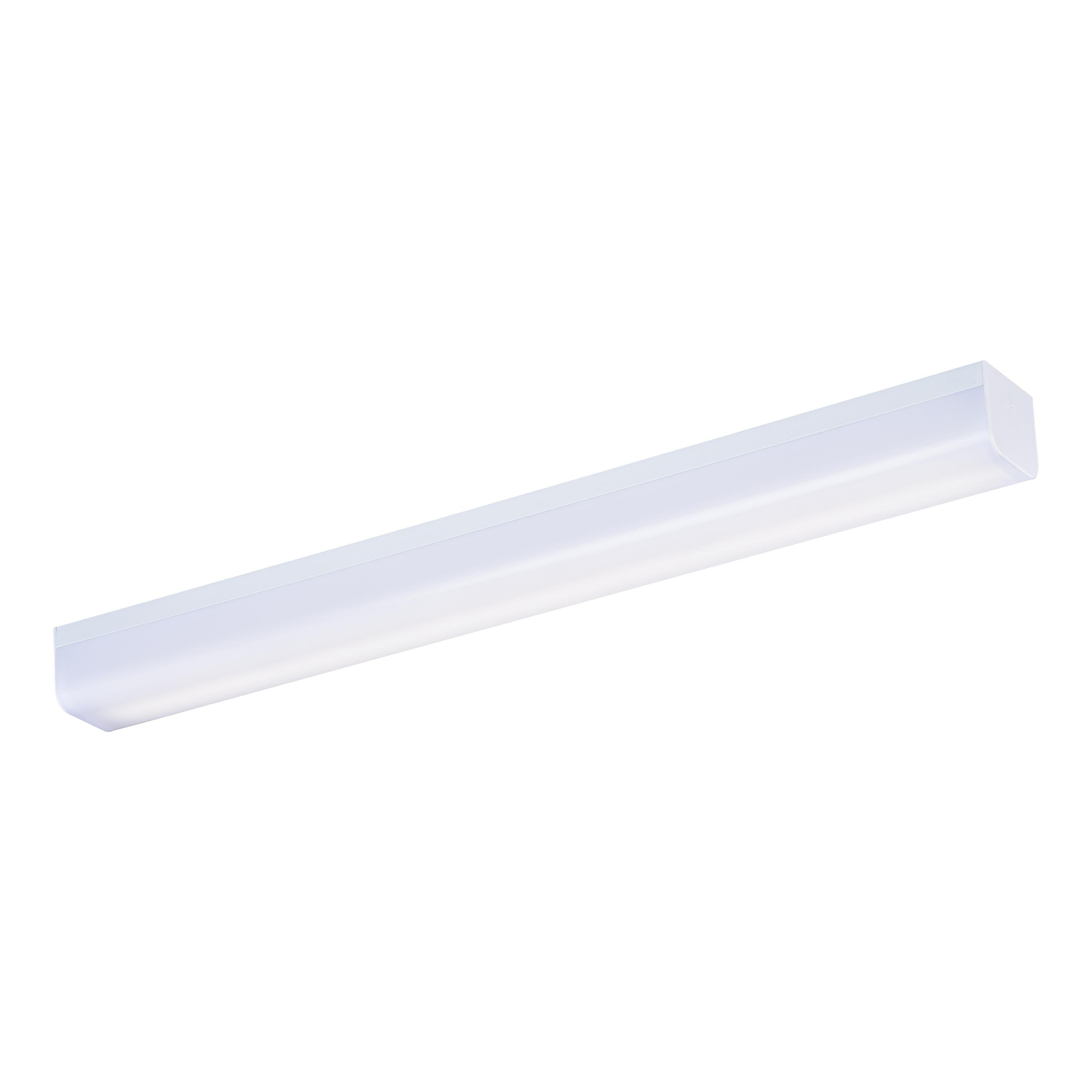 VAXCEL 24 inch Connectable LED Hard Wired Utility Strip Light 1000 Lumens - 24-in W x 2-in H x 2.5-in D