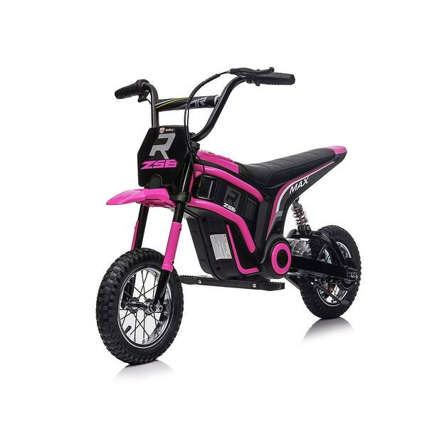 slide 2 of 63, Kids Off-Road Mountain Bike with 350W Motor, 12-Inch Inflatable Tires, and MP3 Player - Ages 8-12