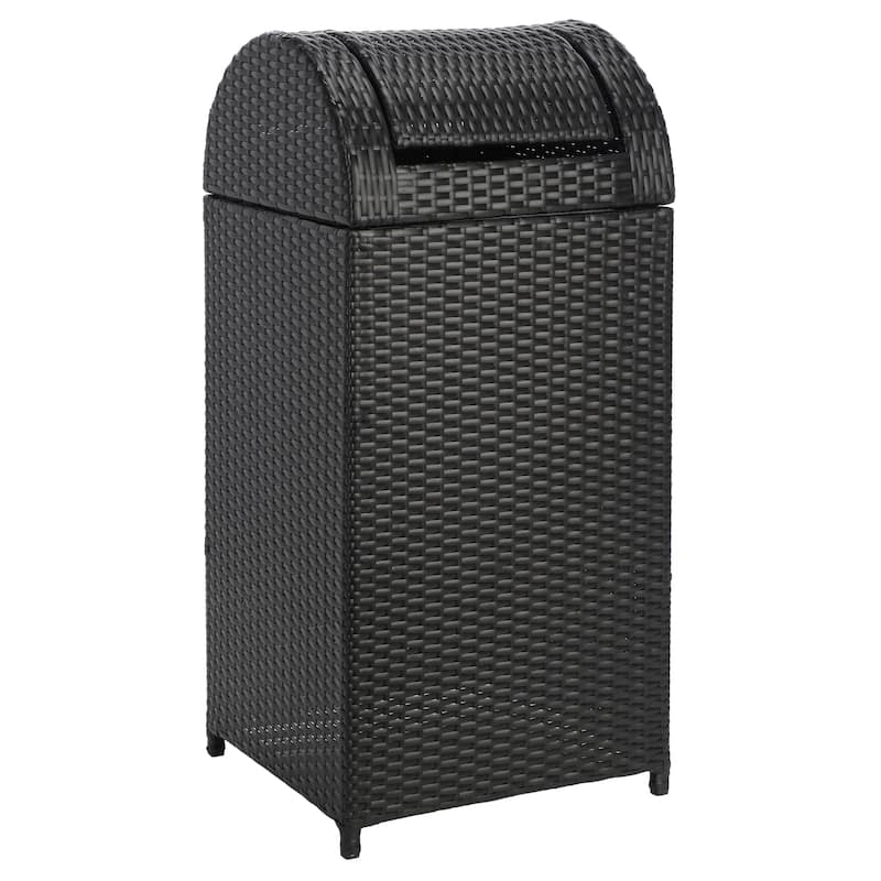 SAFAVIEH Outdoor Mazeli Trash Bin (Fully Assembled)