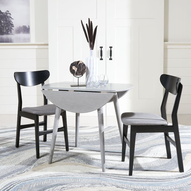 SAFAVIEH Geoff Folding Round Dining Room Table - 35" W x 35" L x 29" H - 35Wx35Dx29H
