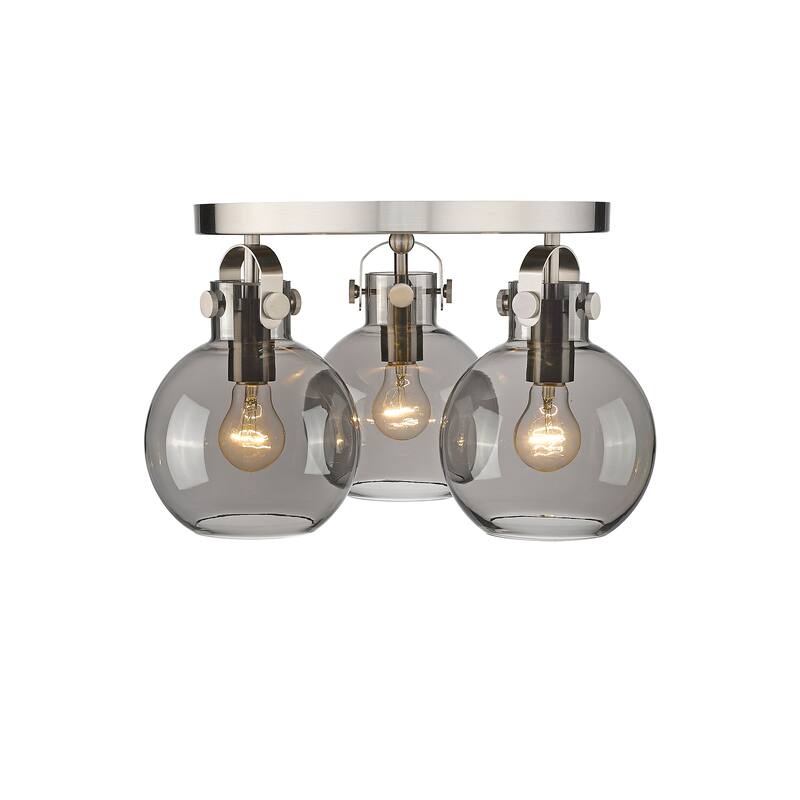 Innovations Lighting Newton Sphere - 3 Light 7" Flush Mount