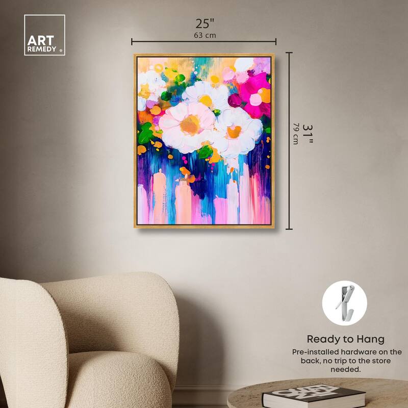 Contrast of Purity II Canvas by Art Remedy