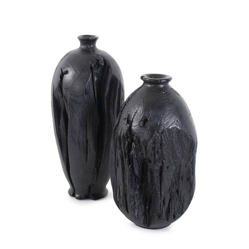 Haru Tall Vase in Black
