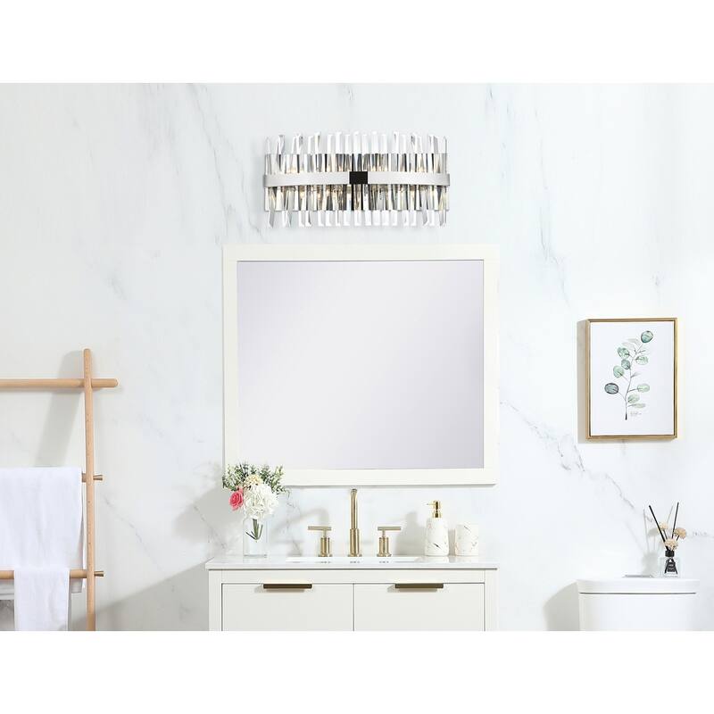 Indigo Home 24 inch crystal bath sconce
