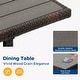 preview thumbnail 2 of 17, 9-Seat Wicker Patio Dining Set with Ottomans