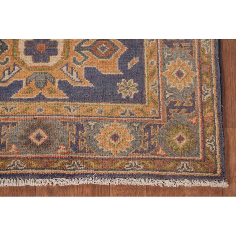 Geometric Kazak Oriental Foyer Rug Handmade Wool Carpet - 2'9" x 4'2"