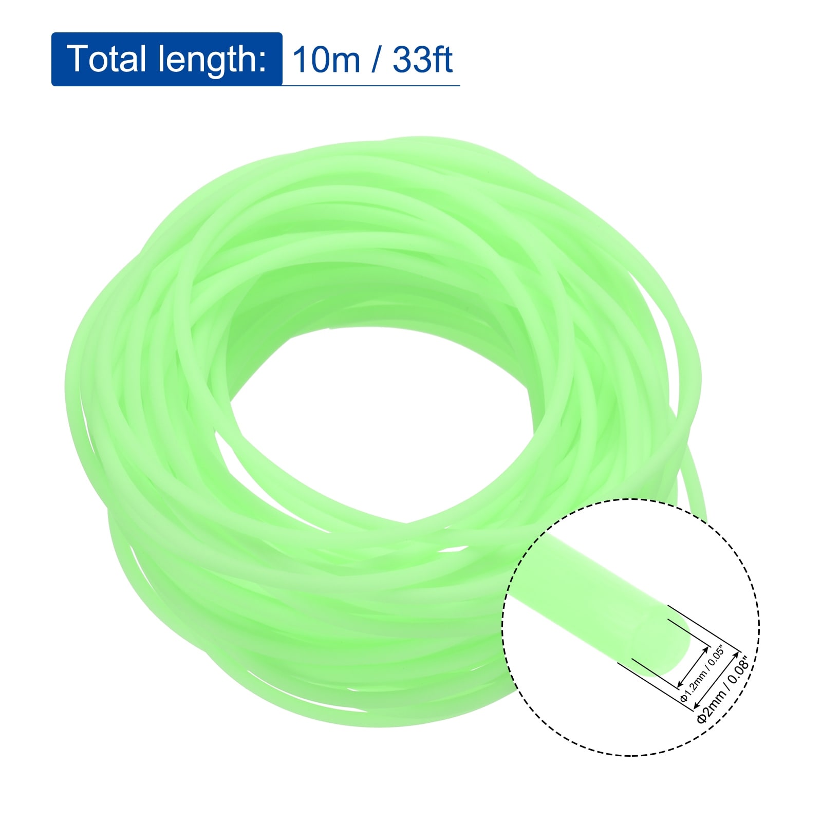 Rubber Cord Tube Hollow Tubing for DIY Craft Beading Necklaces Bracelet