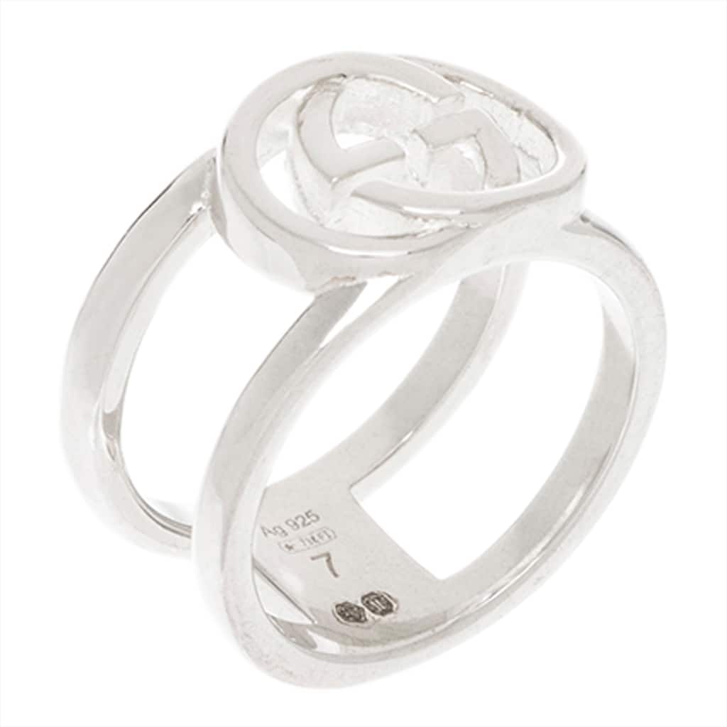 Gucci Interlocking G Wide Band Ring