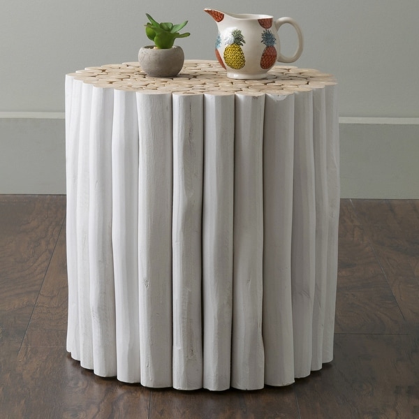 East at Main Adira Teak Wood Accent Table. Opens flyout.