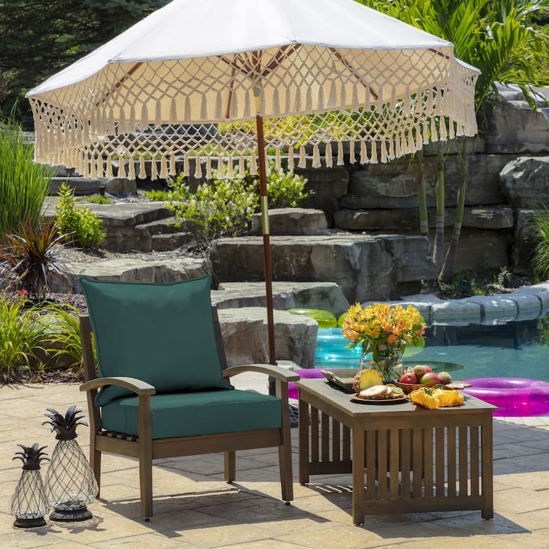 ARDEN Outdoor Deep Seating Cushion Set 24 x 24 - 46.5"L x 24"W
