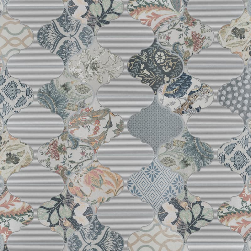 Merola Tile Tula Provenzal Mix 6-1/4" x 12-3/4" Porcelain Floor and Wall Tile