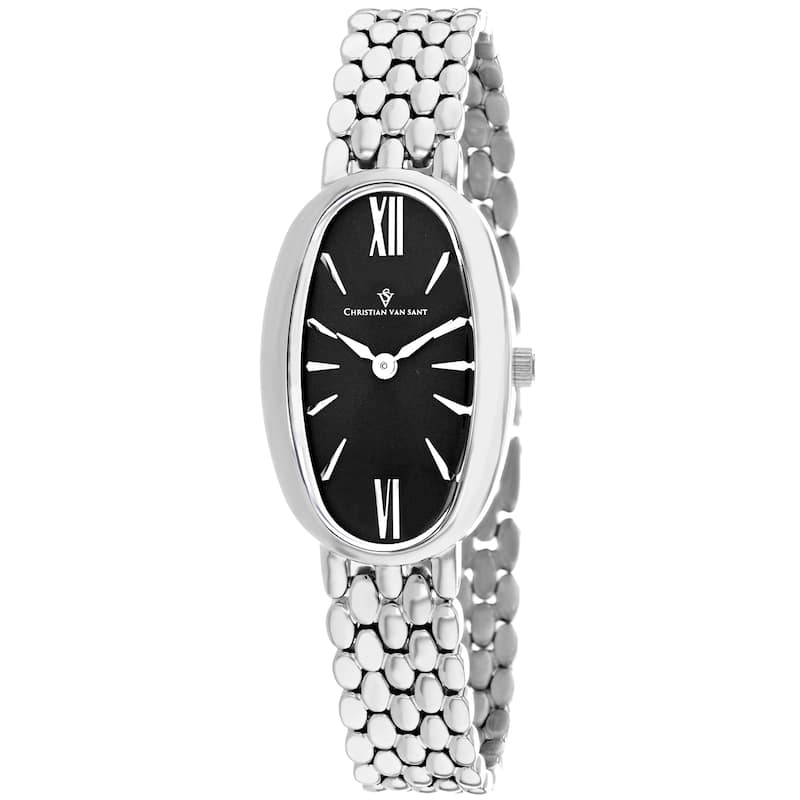 Christian Van Sant Women's Lucia Black Dial Watch - CV1811 - 6 (36)