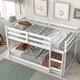 preview thumbnail 27 of 33, Twin Size Wood Loft Bed with Ladder and Fence for Kids, Boys and Girls