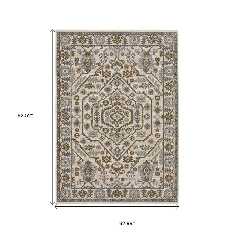 HomeRootsFloral Traditional Runner Area Rug