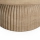 preview thumbnail 26 of 45, Studio London Maddox Single Round Coffee Table Stone Marble Effect