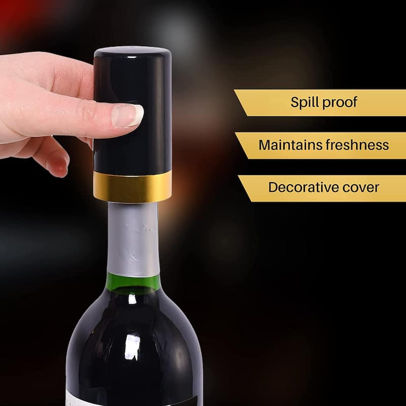 Berkware Automatic Vacuum Wine Bottle Stopper