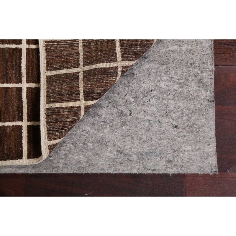 Checkered Gabbeh Kashkoli Modern Oriental Wool Area Rug Hand-knotted - 4'9" x 6'7"