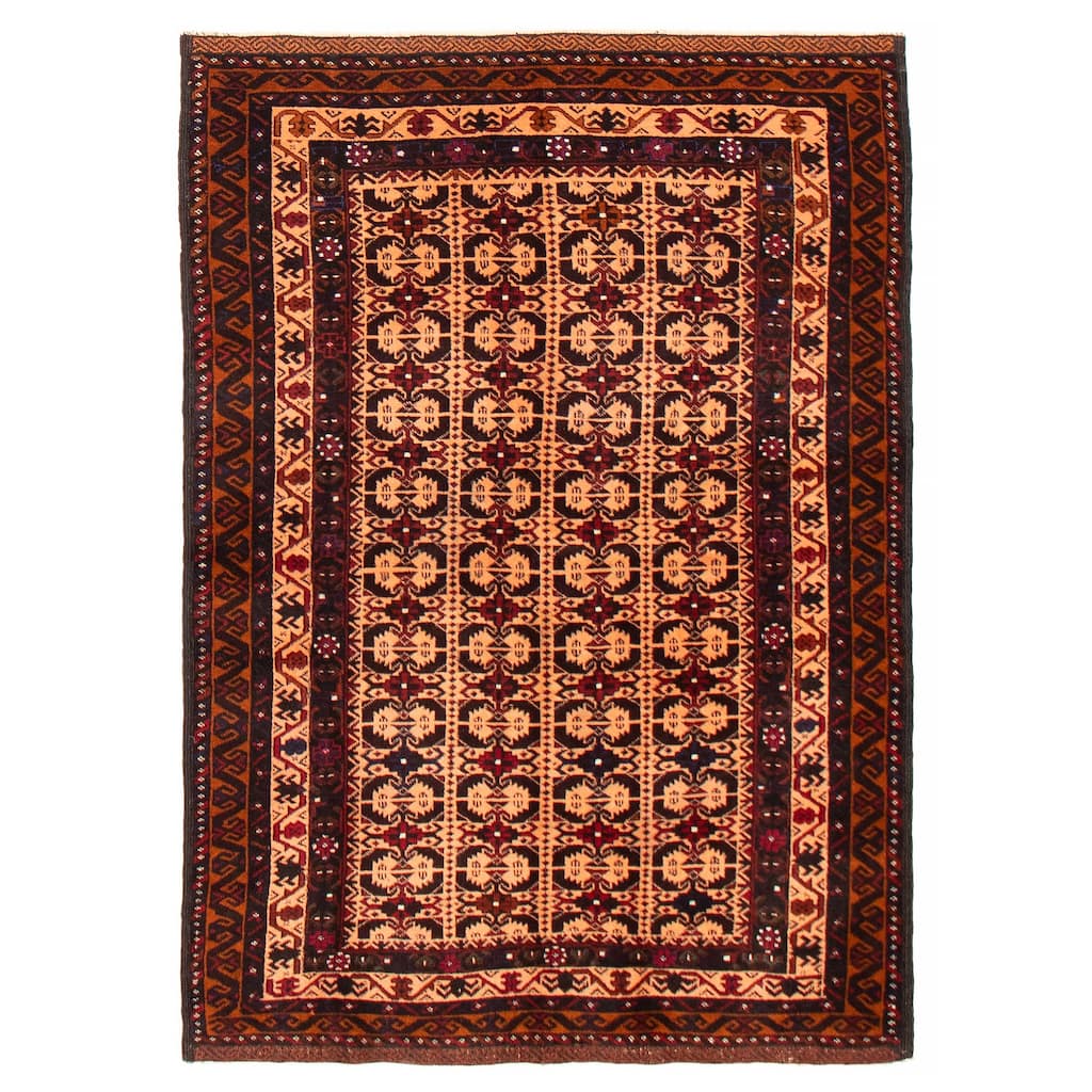 Teimani Beige Rug 4'4" x 6'3" - 4'4 x 6'3