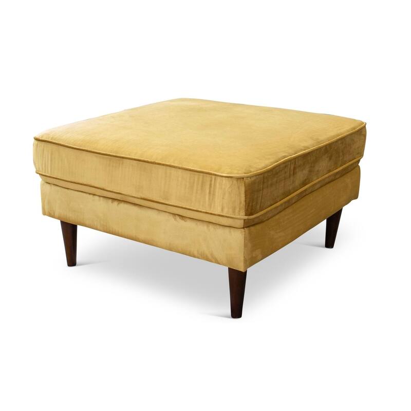 Amber Square Upholstered Ottoman