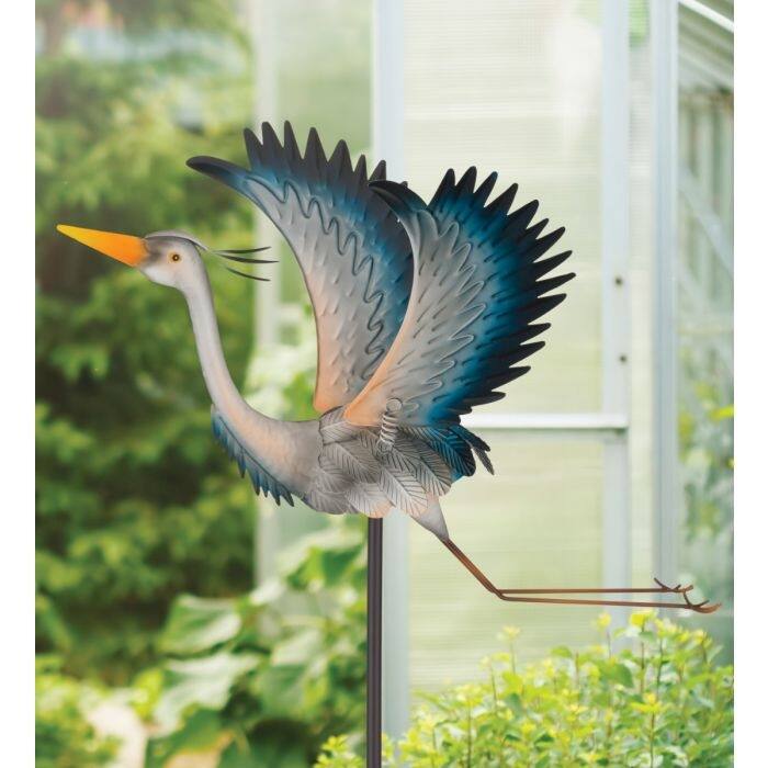 Bird Jiggly Stake - Heron